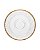 Conjunto 4 Xícaras de Café com Pires Mauve Fio de Ouro 90ml Cristal Wolff - Imagem 3