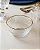 Conjunto 4 Bowls Mauve com Fio de Ouro 12,5cm Cristal Wolff - Imagem 1