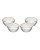 Conjunto 4 Bowls Mauve com Fio de Ouro 12,5cm Cristal Wolff - Imagem 2