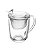 Caneca com Tampa e Filtro Bird 350ml em Cristal Wolff - Imagem 2