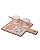 Conjunto 6 Peças Petisqueiras de Vidro com Colheres e Bandeja de Bambu Ladrilho 32x22,5cm Wolff - Imagem 2