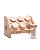 Conjunto 6 Potes de Borossilicato com Tampa de Rosca e Rack em Bambu 120ml Wolff - Imagem 2