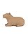 Escultura Decorativa Capivara em Polirresina 15x10cm - Imagem 5