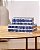 Kit Caixas Decorativas em MDF e Canvas Azul Marinho com 2 Peças - Imagem 1