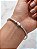 Pulseira Feminina Folheado Prata com Fecho Coração - Imagem 3