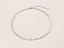 Gargantilha Choker Escama de Peixe Folheada Prata - Imagem 1