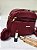 Bolsa Transversal Feminina Média Vinho Chic - Imagem 3