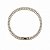 Pulseira Riviera Dupla Prateada com Strass - Imagem 1