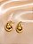 Brinco Feminino Gota Dourado 2,5 cm Elegante - Imagem 3