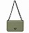Bolsa Feminina Verde Militar com Corrente - Imagem 1