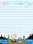 Caderno Colado Papel de Carta Snoopy 50 Folhas - Imagem 6