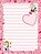 Caderno Colado Papel de Carta Snoopy 50 Folhas - Imagem 5