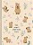 Caderno Colegial Costurado Decorado Capycuties 160 Folhas - Imagem 4