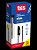 KIT COM 5 Canetas Esferográficas Slide – AZUL, PRETA, VERMELHA – 1.0mm - TRIS - Imagem 1
