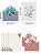 KIT PAPEIS DE CARTA FLORAIS - 4 PAPEIS E 2 ENVELOPES - Imagem 4