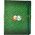 Caderneta Anotação 190 x 245 mm G 80 Folhas Palmeiras Verde, Jandaia - Imagem 1