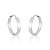 Brinco Argola Lisa Oval em Prata 925 - Imagem 1