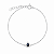 Pulseira Gota Azul Cravejada em Prata 925 - Imagem 1