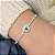 Pulseira Riviera com Coração Cravejado em Prata 925 - Imagem 1