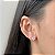 BRINCO PRATA FIXO CORACAO MOISSANITE 7*7MM - Imagem 1