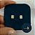 BRINCO PRATA FIXO MOISSANITE BAGUETE 3*5MM CONTORNO CRAVEJADO ZIRCONIA - Imagem 1