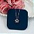 GARGANTILHA PRATA CARTIER ESTRELA VAZADA ZIRCONIAS MEIO MOISSANITE 45 CM RODIO - Imagem 1