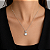 Colar Medalha Moissanite Prata 925 com Ródio - Imagem 1
