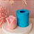 MOLDE DE SILICONE BOTÃO ROSA - Imagem 1