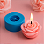 Molde Silicone para Vela Rosa P - Imagem 1