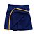 Shorts-saia Escolar Infantojuvenil Azul Marinho Com Viés Colorido - Imagem 4
