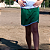 Shorts-saia Escolar Infantojuvenil Verde Bandeira Com Viés Colorido - Imagem 3