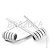 COIL FUSED CLAPTON NI80 0.30 3MM - 8 UND - Imagem 3