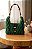 Bolsa de Crochê Folhas Verde Bandeira - Imagem 1