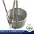 DMFIT - Conexao Engate Rapido tubo X Inox 3/8 x 3/8 Chopp - Imagem 3