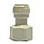 DMFIT - Conexao rapida rosca femea 1/2" BSP x tubo 3/8" - Imagem 1