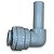 DMFIT - Conexão rápida união cotovelo Tubo 3/8" x Pino 3/8" - Imagem 1