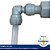 DMFIT - Conexão rápida união cotovelo Tubo 3/8" x Pino 3/8" - Imagem 2