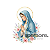 Virgem Maria Floral - Imagem 1