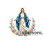Virgem Maria Floral - Imagem 1