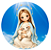Virgem Maria s62 (Imagem circular) - Imagem 1