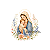 Virgem Maria Floral 06 - Imagem 1