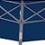 OMBRELONE C/ MANIVELA 2,4m  AZUL  (1) - Imagem 2
