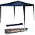 GAZEBO 3x3m POLIESTER  AZUL - Imagem 2