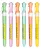 Caneta Marca Texto Pastel Slim - Kit 6 cores - Masterprint - Imagem 1