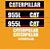 Kit Adesivo Decalque Caterpillar 955L - Imagem 1
