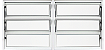 Janela basculante alumínio branco duas seções vidro mini boreal - linha 16 lux esquadrias - Imagem 5