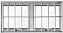 Janela maxim-ar alumínio brilhante duas seções com grade vidro mini boreal - linha max lux esquadrias - Imagem 1