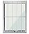 Janela maxim-ar alumínio brilhante uma seção com grade vidro mini boreal - linha max lux esquadrias - Imagem 5