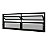 Janela basculante alumínio preto duas seções vidro mini boreal - jap caribe max - Imagem 7
