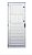 porta alumínio branco social com postigo vidro mini boreal - linha 25 lux esquadrias - Imagem 1